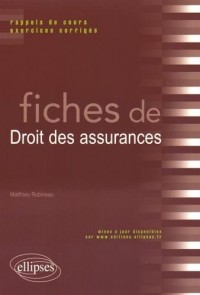 Fiches de Droit des Assurances