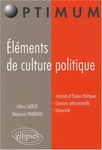 Elements de Culture Politique Institus d'Etudes Politiques Concours Administratifs Université