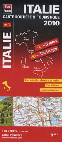 Italie, carte routière & touristique