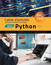 Cahier Python BAC PRO