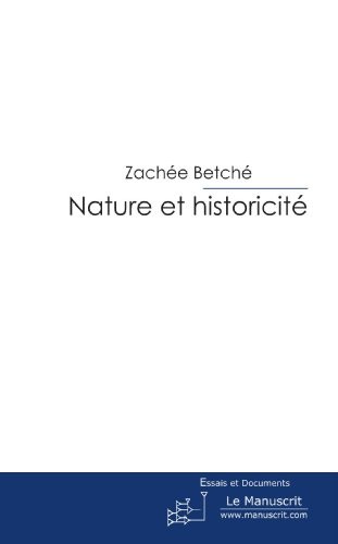 Nature et historicité