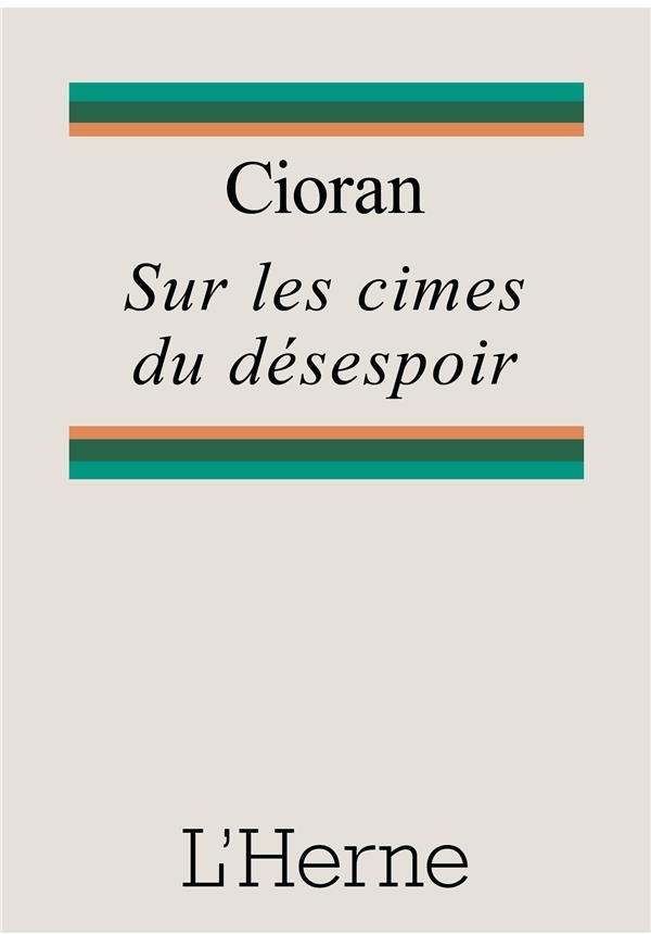 Sur les cimes du desespoir