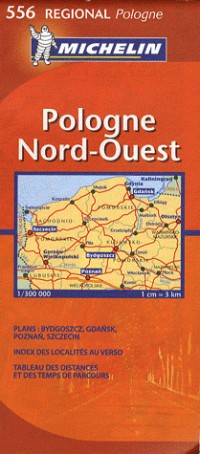 Carte REGIONAL Pologne Nord Ouest