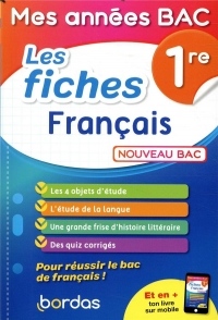 Mes années BAC - Fiches Français 1re