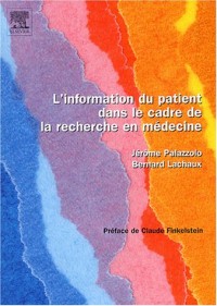 L'information du patient dans le cadre de la recherche en médecine