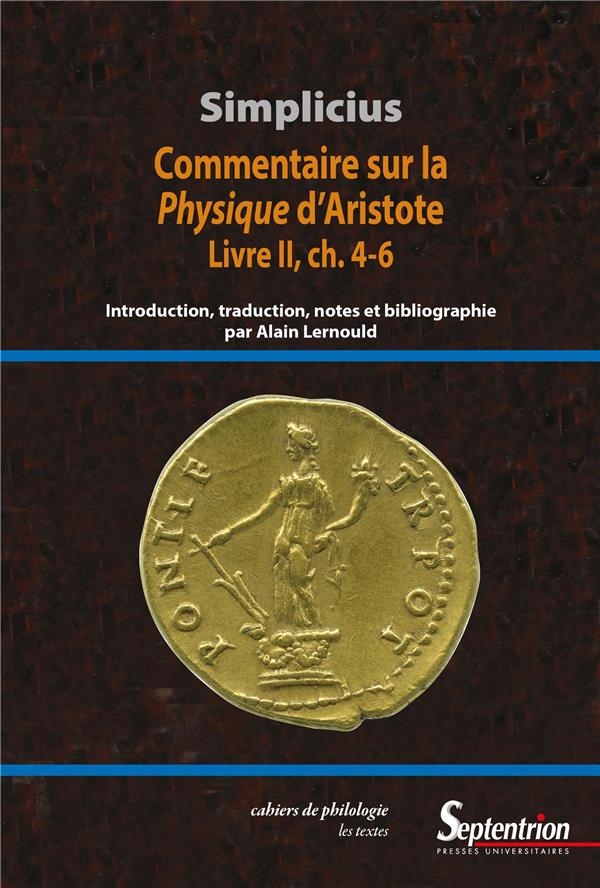 COMMENTAIRE SUR LA PHYSIQUE D'ARISTOTE. LIVRE II, CH. 4-6