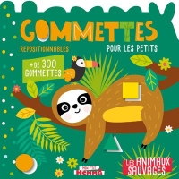 Mon P'tit Hemma Gommettes pour les petits - Les animaux sauvages