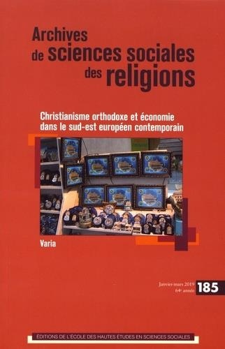Archives de Sciences Sociales des Religions 185