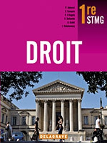 Droit STMG 1e : Livre de l'élève