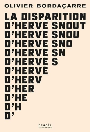 La Disparition d’Hervé Snout