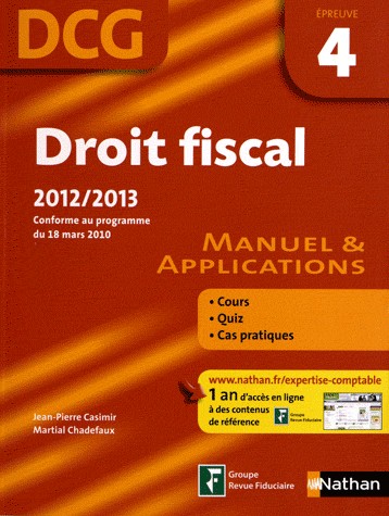 DROIT FISCAL EPREUVE 4 DCG