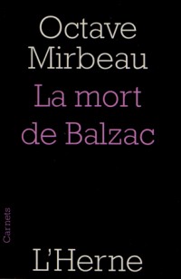 La mort de Balzac