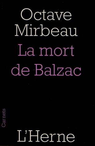 La mort de Balzac