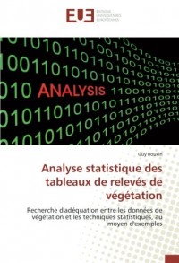 Analyse statistique des tableaux de relevés de végétation