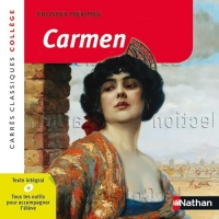 Carmen - Mérimée - Edition pédagogique Collège - Carrés classiques Nathan