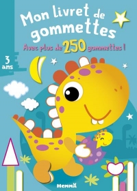 Mon livret de gommettes (Dinosaure jaune)