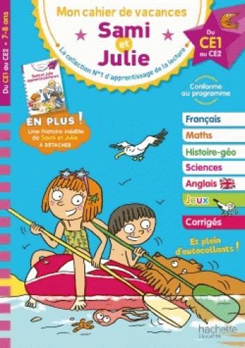 Cahier de vacances Sami et Julie Du CE1 au CE2