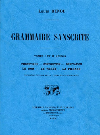 Grammaire sanskrite