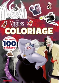 Disney vilains - coloriage avec plus de 100 stickers