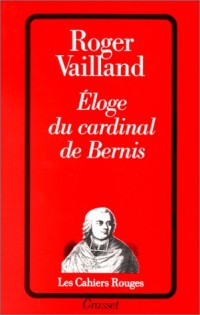 Éloge du cardinal de Bernis