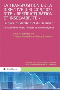 La transposition de la Directive (UE) 2019/1023 dite 