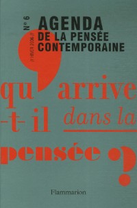 Agenda de la Pensee Contemporaine N 6