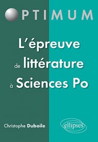 L'Épreuve de Littérature à Sciences Po