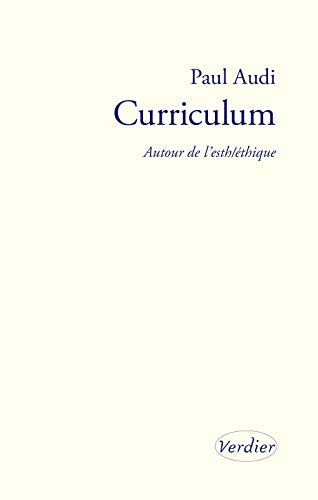 Curriculum : Autour de l'esth/éthique