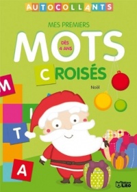 Mes Premiers Mots Croisés en Autocollants : Noël - Dès 4 ans