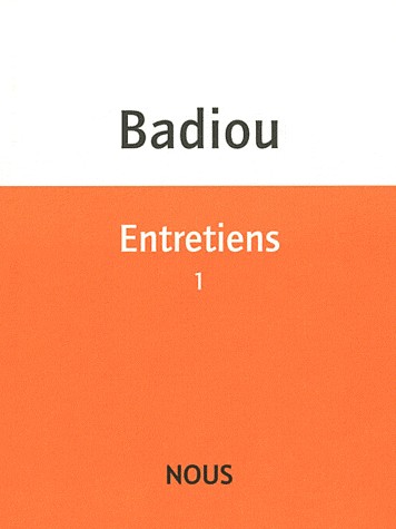 Entretiens : Tome 1 (1981-1996)