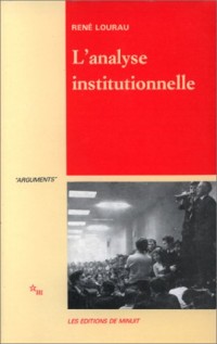 L'ANALYSE INSTITUTIONNELLE