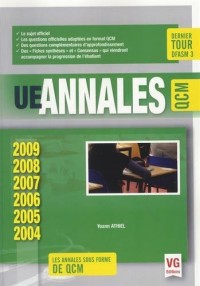 UE annales QCM : 2004-2009