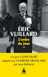L'ordre du jour [Poche]