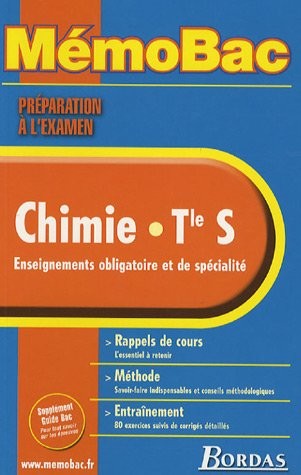 MEMOBAC CHIMIE TERM S (Ancienne Edition)
