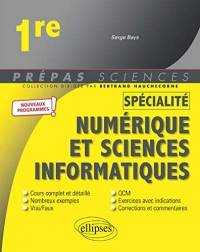 Spécialité Numérique et sciences informatiques - Première - nouveaux programmes