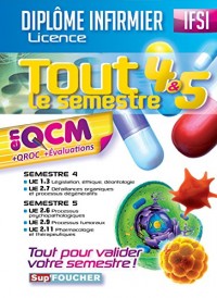 IFSI - Tout le semestre 4 & 5 en QCM et QROC - Diplôme infirmier