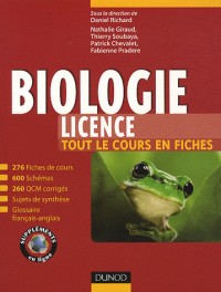 Biologie (Licence) -Tout le cours en fiches, QCM et bonus web