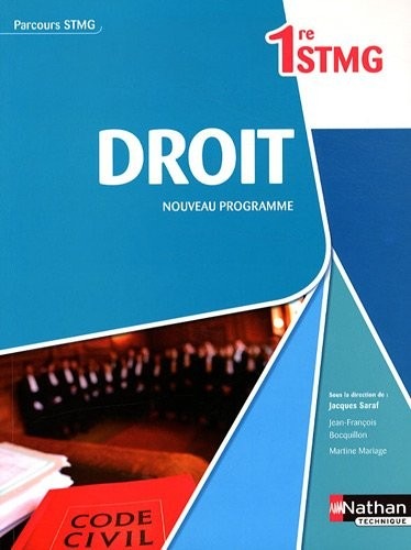 DROIT 1ERE STMG (PARCOURS STM
