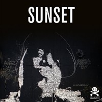 Sunset : Calligram to abstract