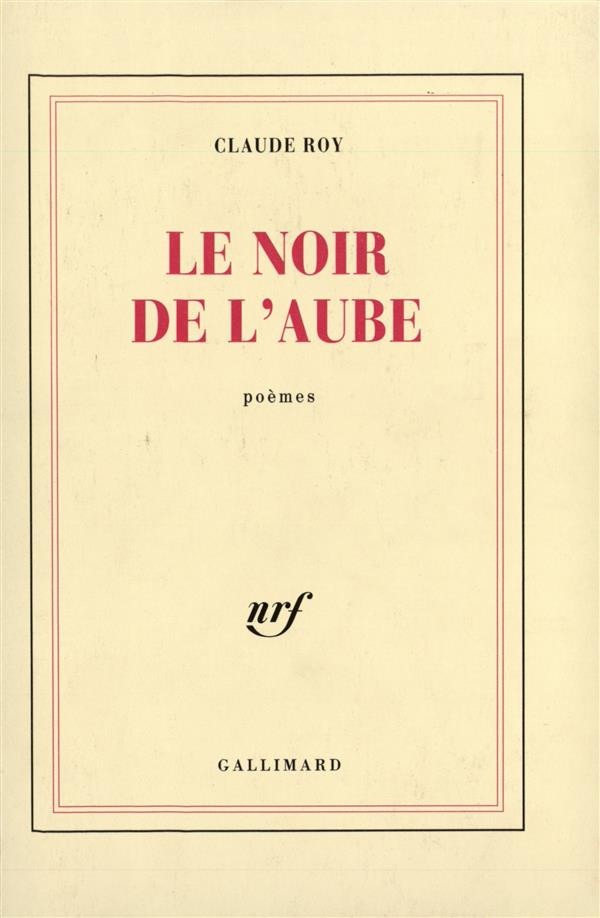 Le noir de l'aube