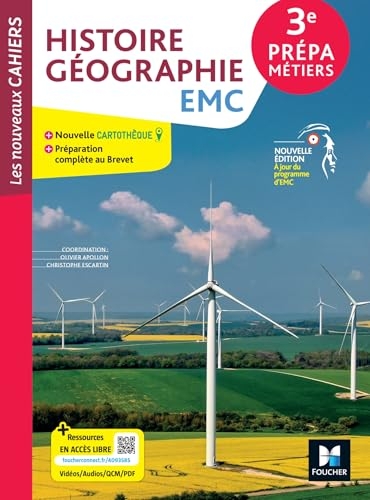 Les Nouveaux Cahiers - Histoire-Géographie-EMC 3e Prépa métiers - Éd. 2026 - Livre élève