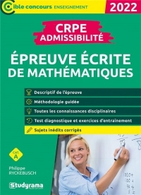 CRPE - Admissibilité - épreuve de mathématiques