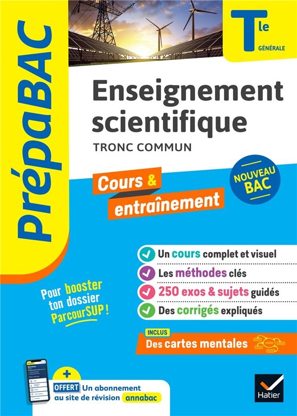 Prépabac Enseignement scientifique Tle générale - Bac 2024: nouveau programme de Terminale