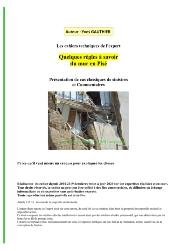 Les règles à savoir du pisé: le cahier pisé avant d'acheter la maison