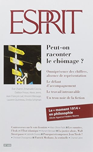 Revue esprit  novembre 2014 peut-on raconter le chômage