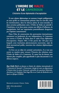 L’Ordre de Malte et le Cameroun: L’histoire d’une diplomatie d’acceptation