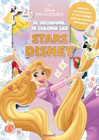 Disney Princesses - Je découvre, je colorie les stars Disney - Livre de coloriage et activités - Dès 5 ans