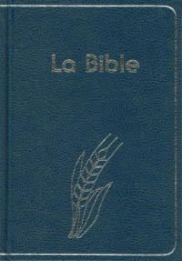 Bible Semeur, couverture rigide bleu marine, tranche argentée