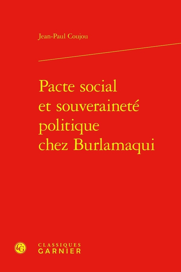 PACTE SOCIAL ET SOUVERAINETÉ POLITIQUE CHEZ BURLAMAQUI