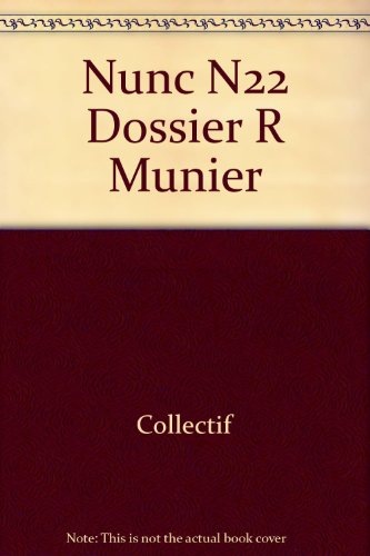 Nunc N22 Dossier R Munier